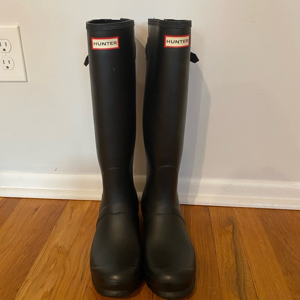 Hunter boots Matte color